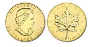 canadian maple leaf gold coin