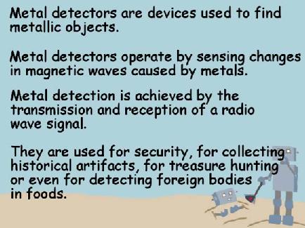 how does a metal detector work