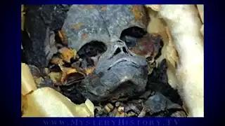 In Egypt found a mummy with the face of humanoid