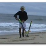 searching a beach with a metal detector Prices of metal detectors Secrets of beach search