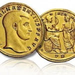 Ancient coins advertising the pricier in world