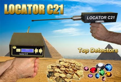 Locator metal detectors for gold