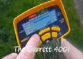 Garrett ACE 400i Detector Assembly Basic Controls Target Information Review